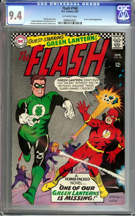 Flash #168 CGC 9.4 ow