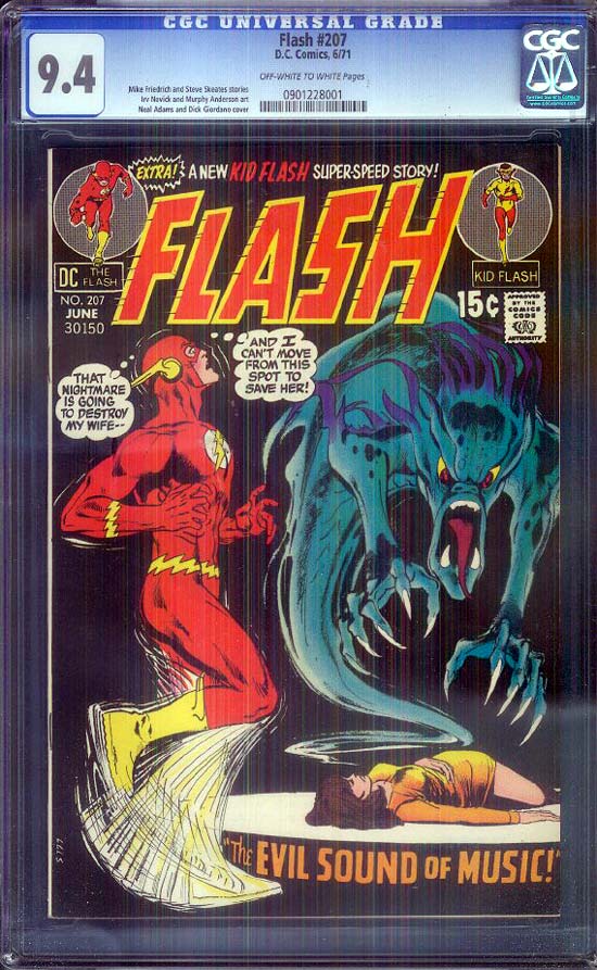 Flash #207 CGC 9.4 ow/w