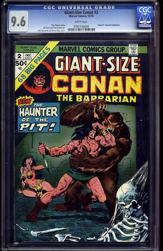 Giant-Size Conan #2 CGC 9.6 w