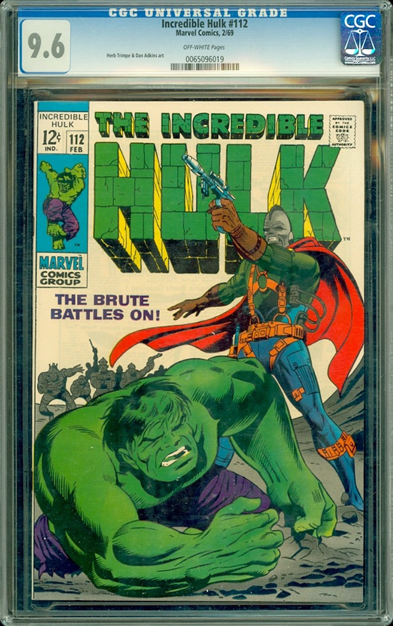 Incredible Hulk #112 CGC 9.6 ow