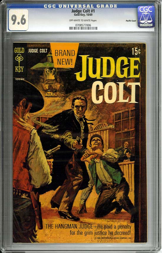 Judge Colt #1 CGC 9.6 ow/w Pacific Coast