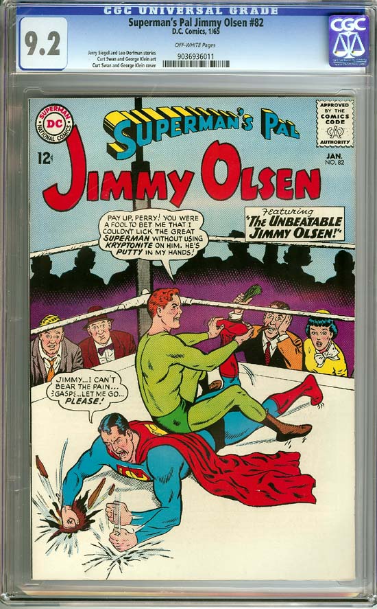 Superman's Pal Jimmy Olsen #82 CGC 9.2 ow