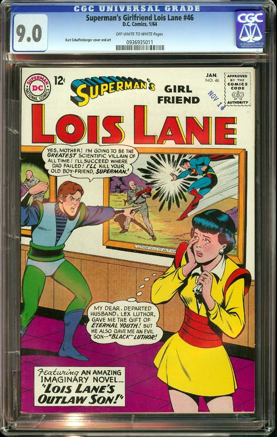 Superman's Girlfriend Lois Lane #46 CGC 9.0 ow/w