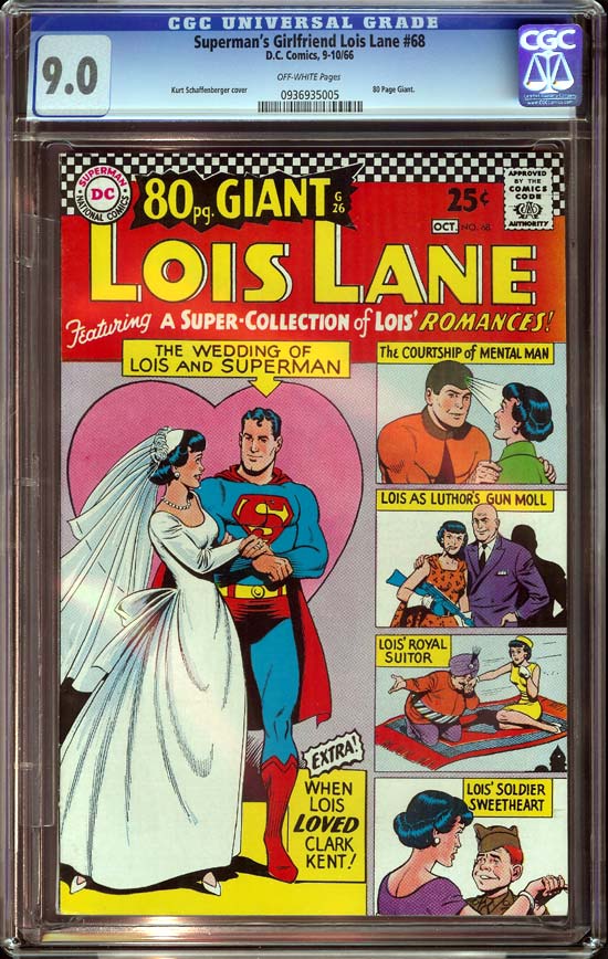 Superman's Girlfriend Lois Lane #68 CGC 9.0 ow