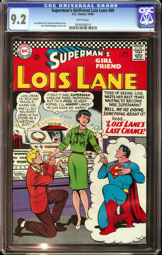 Superman's Girlfriend Lois Lane #69 CGC 9.2 w