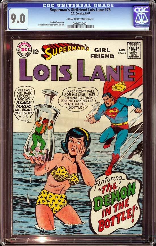 Superman's Girlfriend Lois Lane #76 CGC 9.0 cr/ow