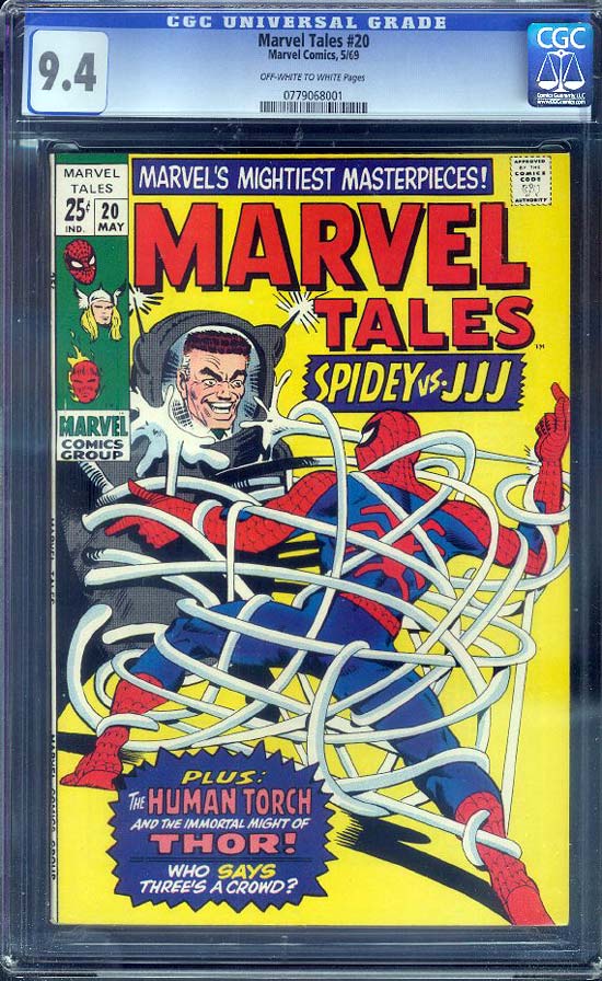 Marvel Tales #20 CGC 9.4w