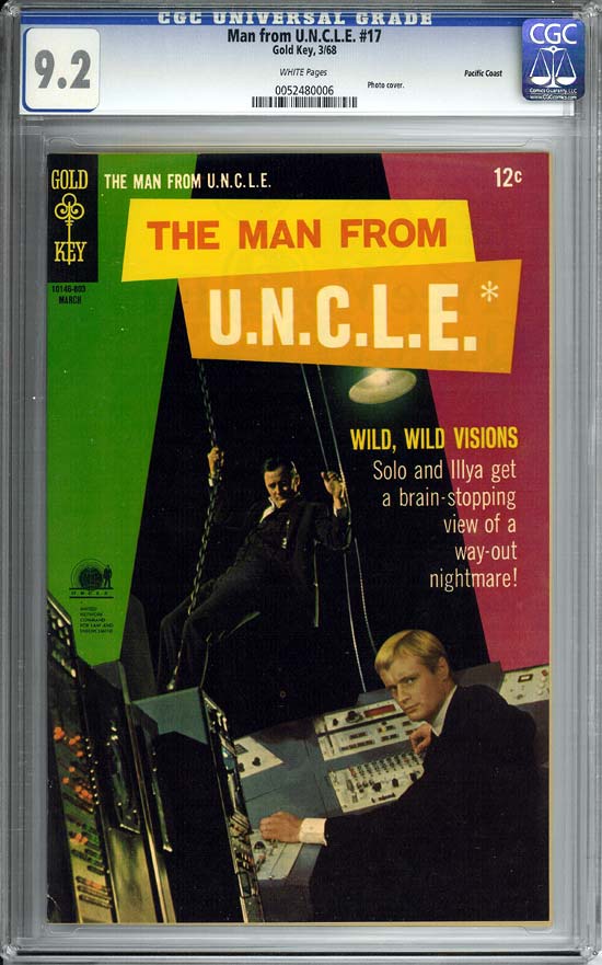 Man from U.N.C.L.E. #17 CGC 9.2w Pacific Coast