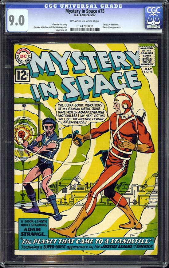 Mystery in Space #75 CGC 9.0 ow/w