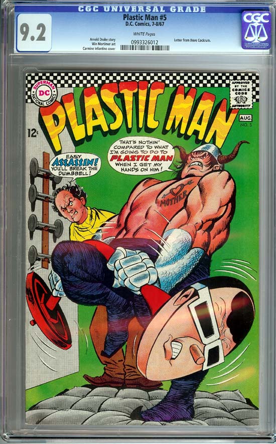 Plastic Man #5 CGC 9.2 w Three Rivers Collection