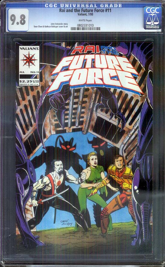 Rai and the Future Force #11 CGC 9.8 w