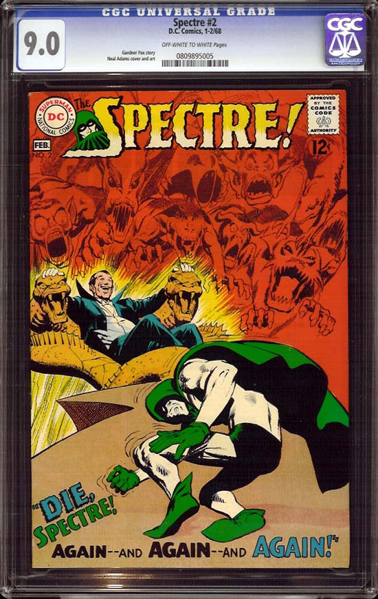 Spectre #2 CGC 9.0 ow/w