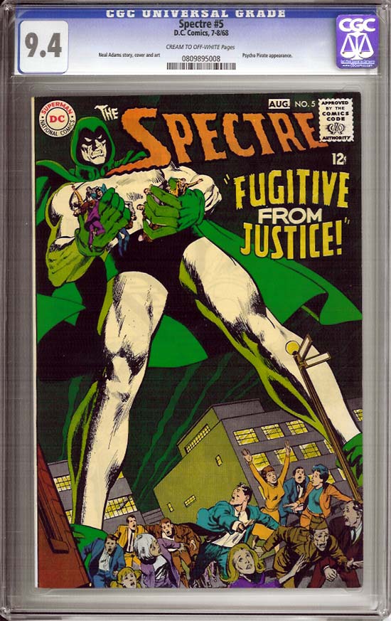 Spectre #5 CGC 9.4 cr/ow