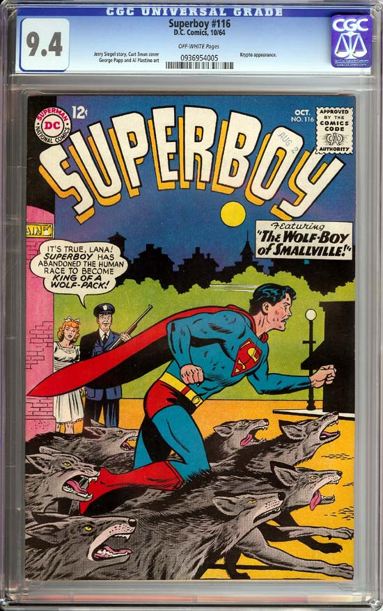 Superboy #116 CGC 9.4 ow