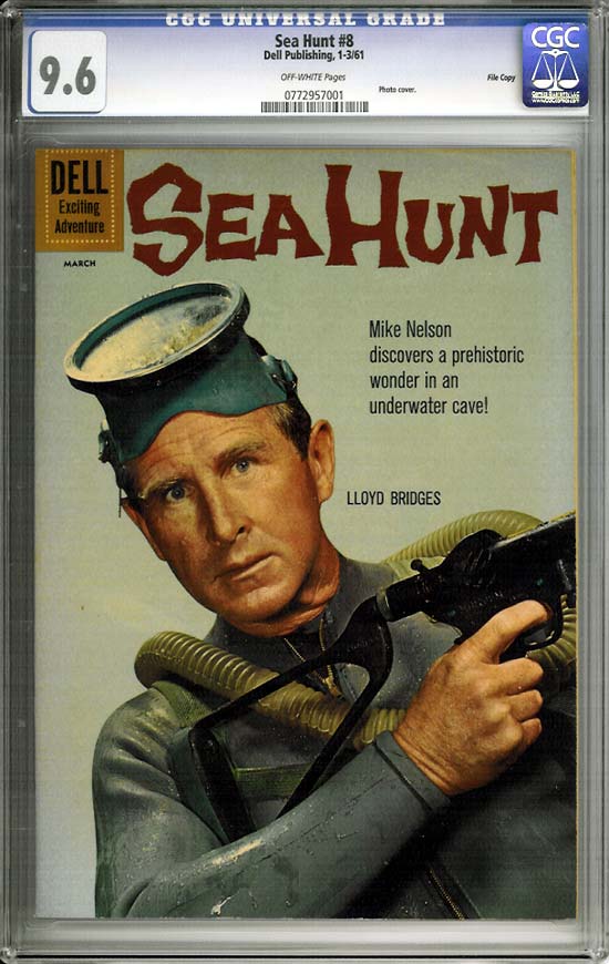 Sea Hunt #8 CGC 9.6 ow File Copy