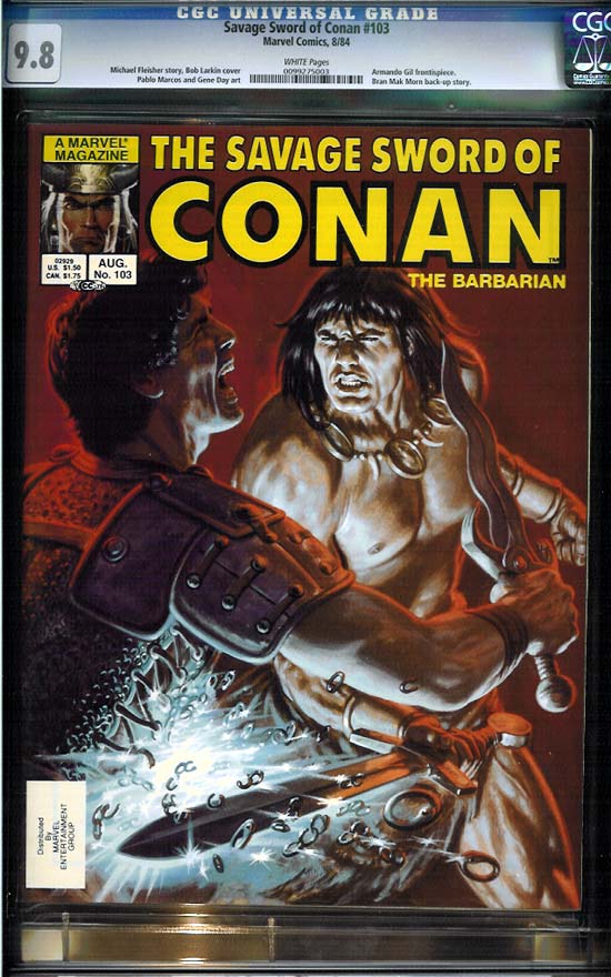 Savage Sword of Conan #103 CGC 9.8 w