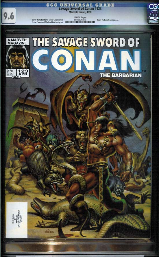 Savage Sword of Conan #123 CGC 9.6 w