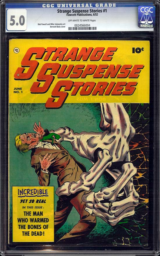 Strange Suspense Stories #1 CGC 5.0 ow/w