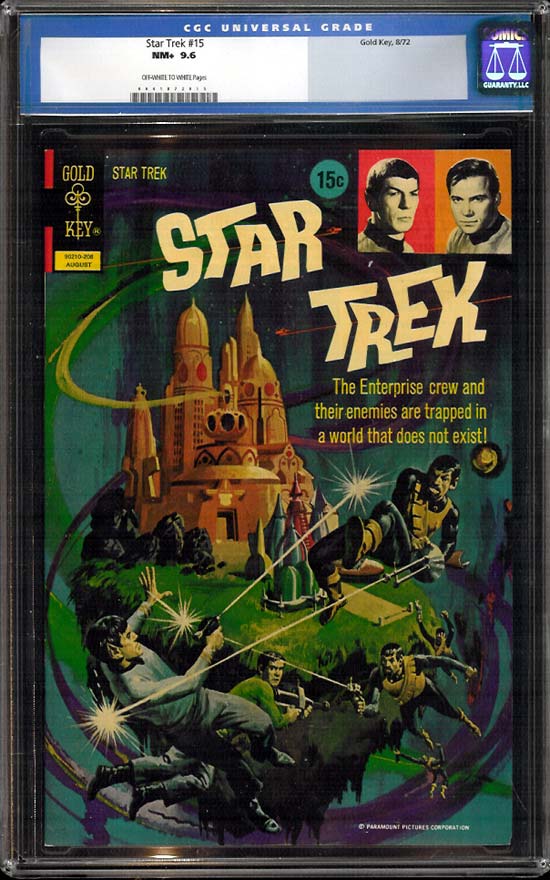 Star Trek #15 CGC 9.6 ow/w