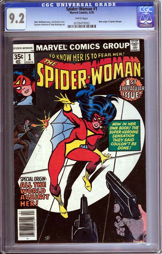 Spider-Woman #1 CGC 9.2 w