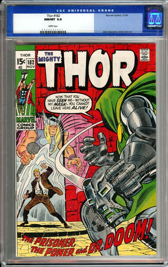 Thor #182 CGC 9.8 w