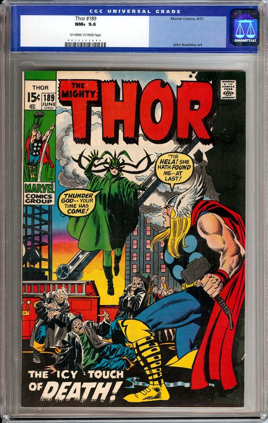 Thor #189 CGC 9.6 ow/w