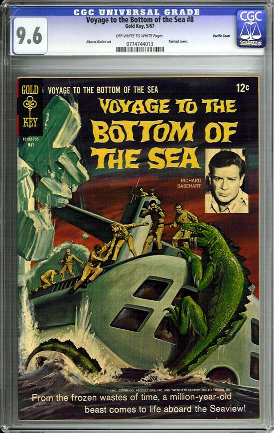 Voyage To The Bottom Of The Sea #8 CGC 9.6 ow/w Pacific Coast