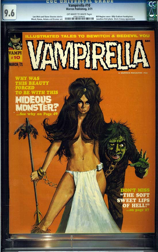 Vampirella #10 CGC 9.6ow/w