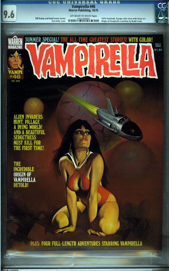 Vampirella #46 CGC 9.6ow/w