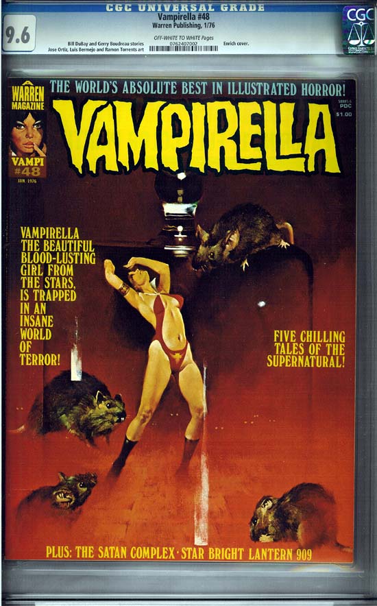 Vampirella #48 CGC 9.6ow/w