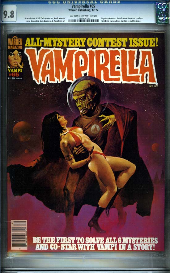 Vampirella #65 CGC 9.8 ow/w