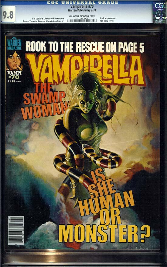 Vampirella #70 CGC 0.0w