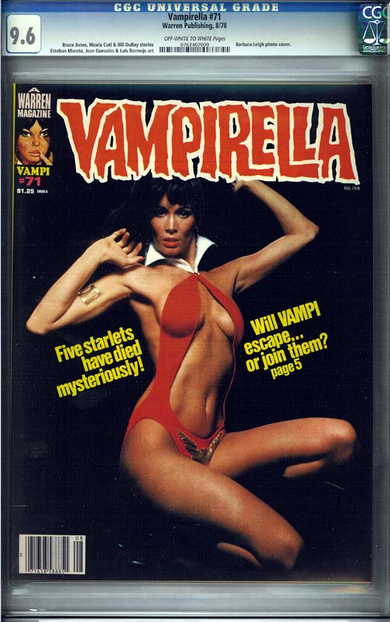 Vampirella #71 CGC 9.6ow/w