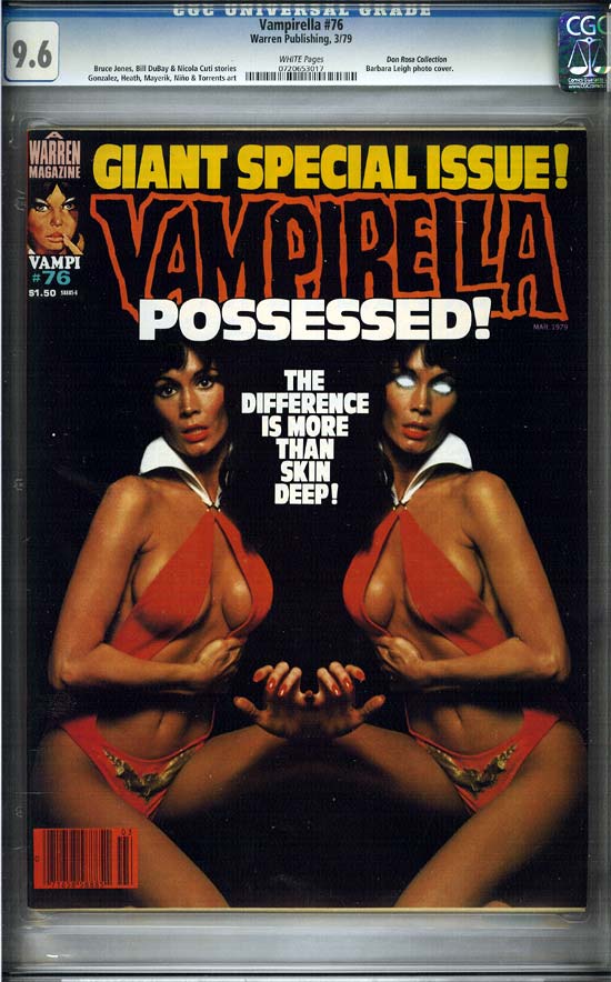 Vampirella #76 CGC 9.6 w Don Rosa Collection