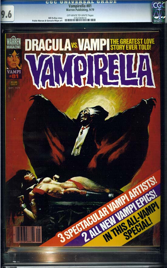 Vampirella #81 CGC 9.6 ow/w