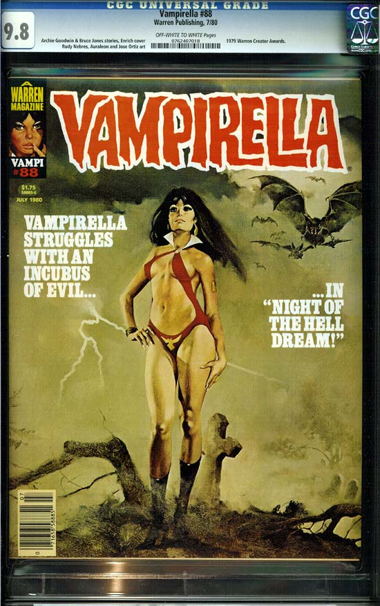 Vampirella #88 CGC 9.8 ow/w