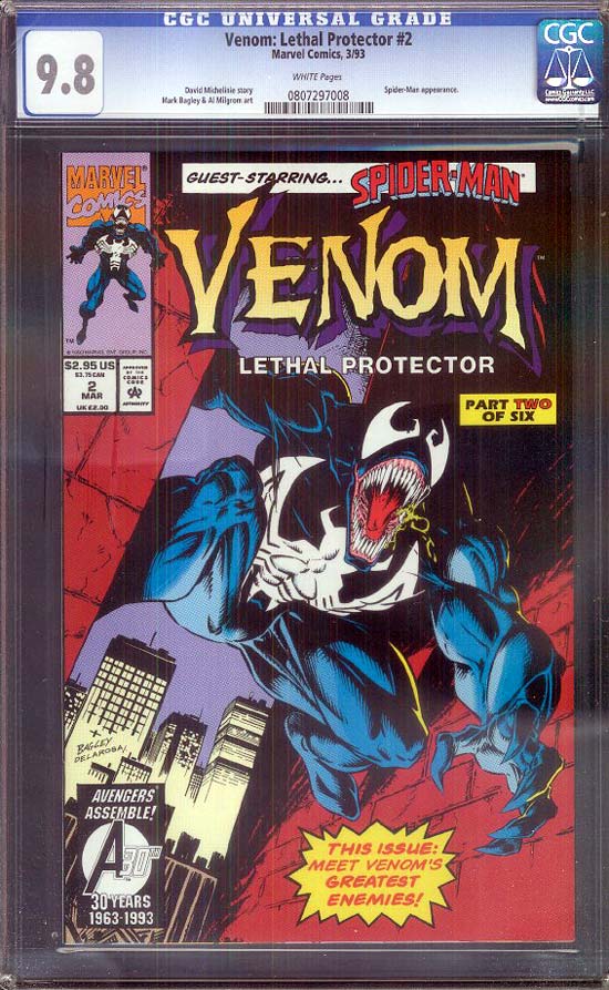 Venom: Lethal Protector #2 CGC 9.8 w