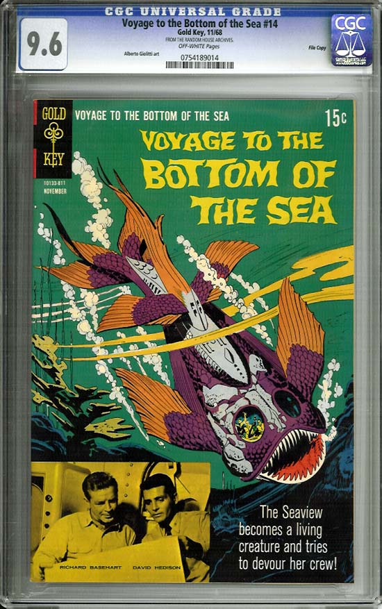 Voyage To The Bottom Of The Sea #14 CGC 9.6ow File Copy