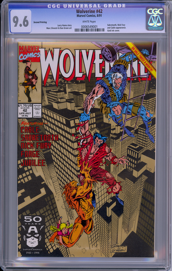 Wolverine #42 CGC 9.6 w Second Printing