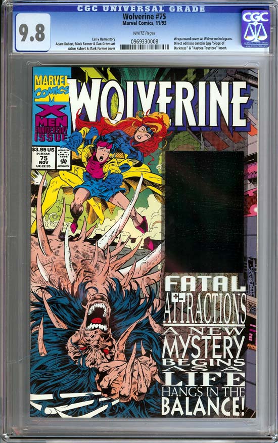 Wolverine #75 CGC 9.8 w