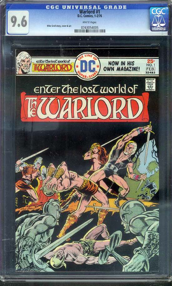 Warlord #1 CGC 9.6w