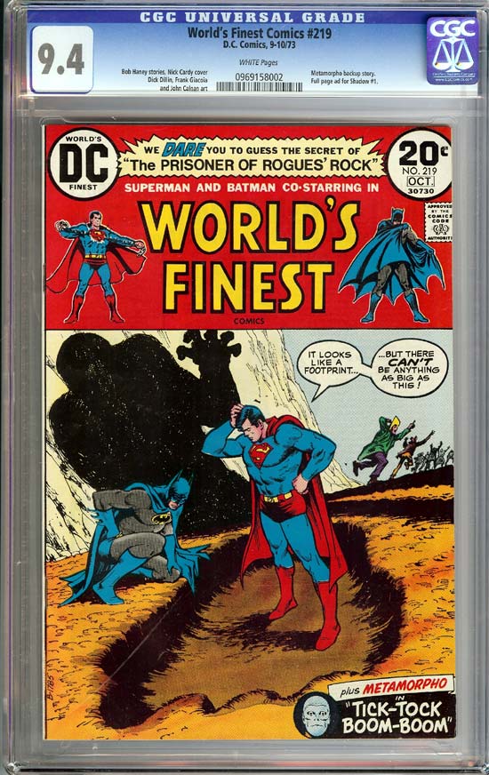 World's Finest Comics #219 CGC 9.4 w