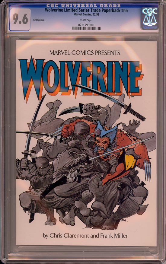 Wolverine Limited Series Trade Paperback #1 CGC 9.6 w Third Printing