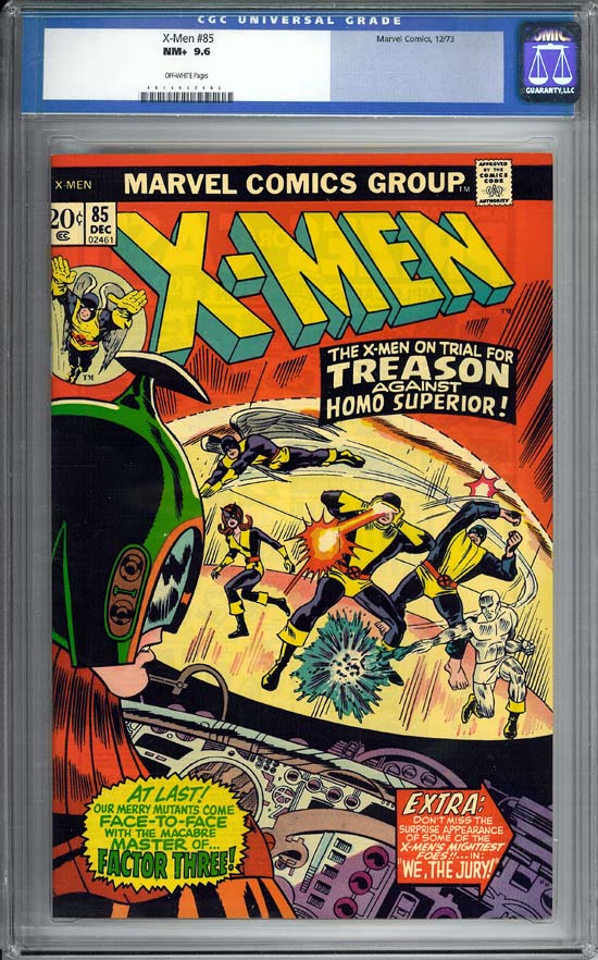 X-Men #85 CGC 9.6 ow