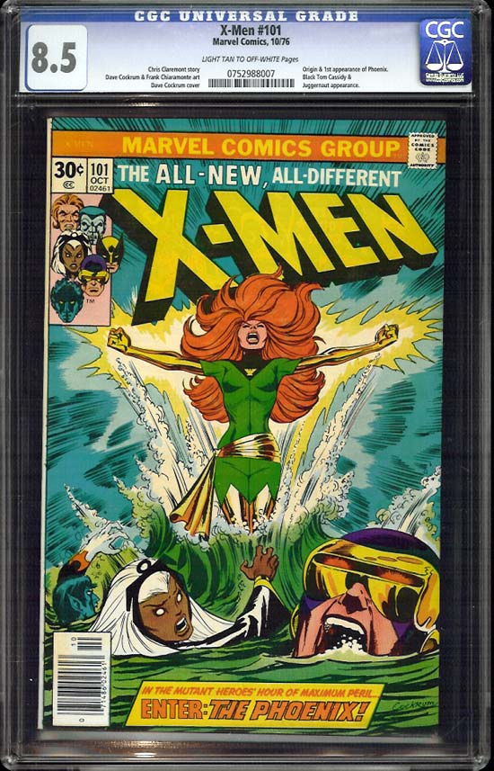 X-Men #101 CGC 8.5 lt/ow