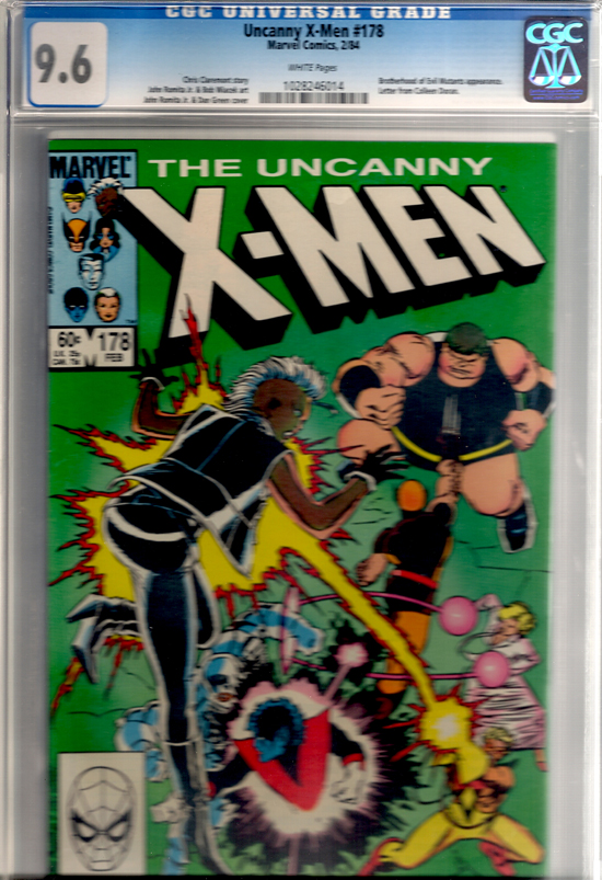 Uncanny X-Men #178 CGC 9.6 w