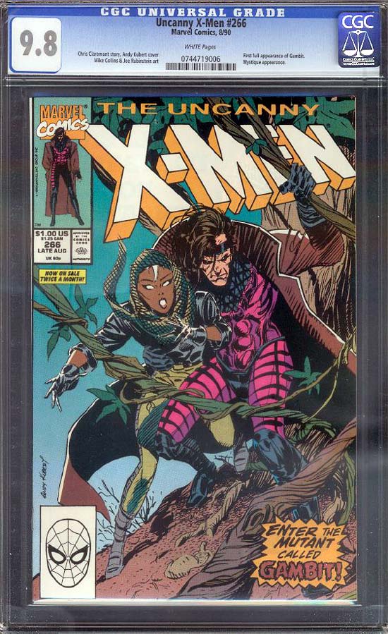 Uncanny X-Men #266 CGC 9.8 w