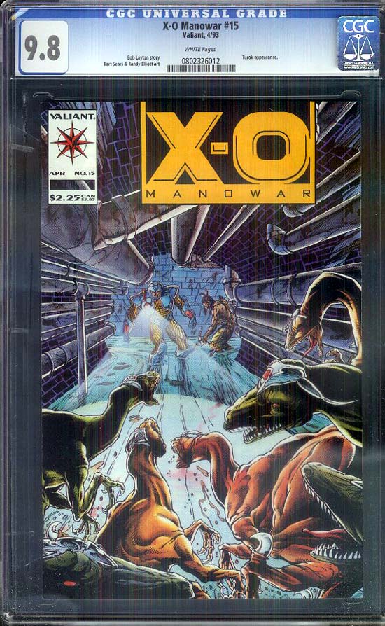 X-O Manowar #15 CGC 9.8 w