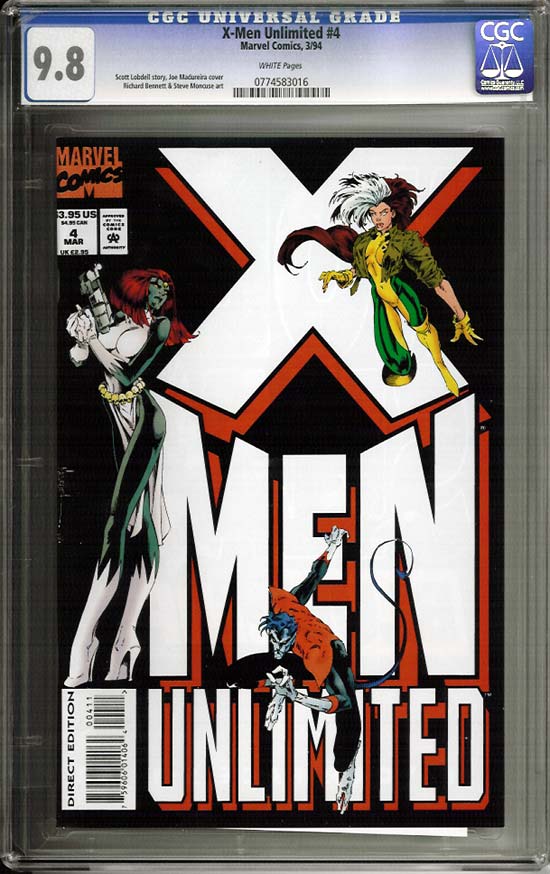 X-Men Unlimited #4 CGC 9.8w