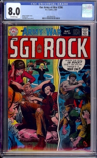 Auction Highlight: Our Army at War #206 8.0 Off-White